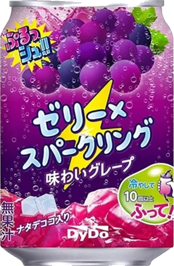 ダイドー ぶどうゼリー入り炭酸飲料 280ml缶